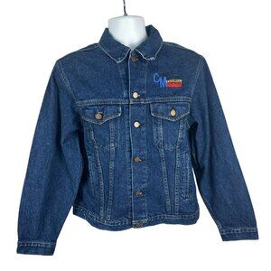 "WearGuard" Denim Jacket With Cable Masters Technical Corporation Embroidery Siz